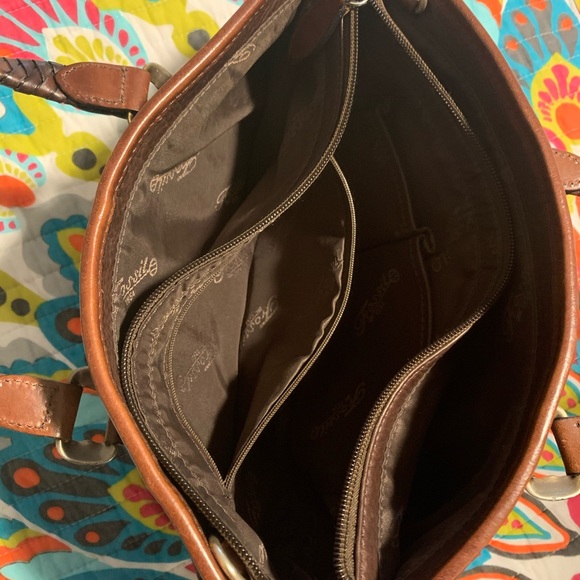 Brown fossil satchel bag - Picture 5 of 9